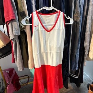 Like new condition! Vintage 2008 Nike Red and White Athletic Dress Size S